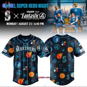 Seattle Mariners The Fantastic 4 Night 2025 Special Edition Baseball Jersey