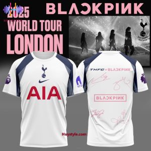 Tottenham FC x Blackpink 2025 World Tour London 3D T-Shirt – Pink