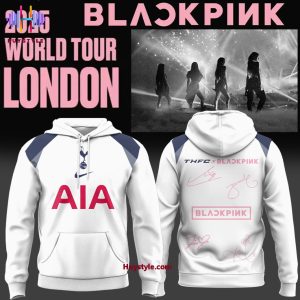 Tottenham FC x Blackpink 2025 World Tour London 3D T-Shirt – White