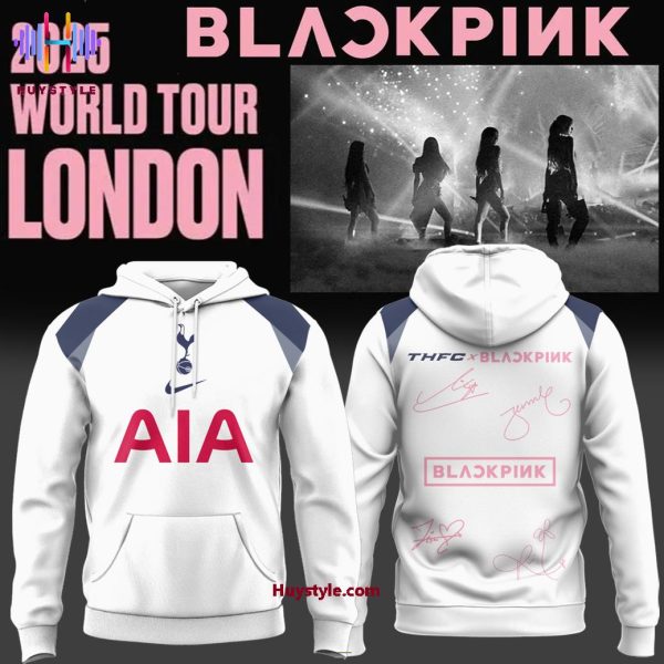 Tottenham FC x Blackpink 2025 World Tour London 3D T-Shirt – White