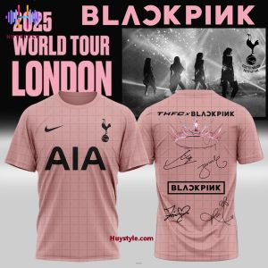 Tottenham FC x Blackpink 2025 World Tour London Limited Edition 3D T-Shirt – Pink
