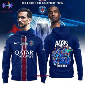Paris Saint-Germain We Are Paris UEFA Super Cup Winner 3D T-Shirt