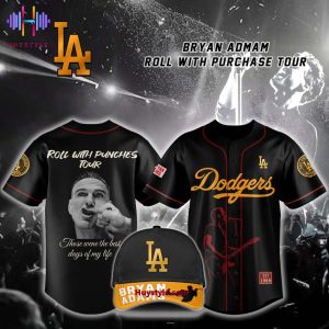 Los Angeles Dodgers x Bryan Admam Roll With Purchase Tour 2025 Baseball Jersey
