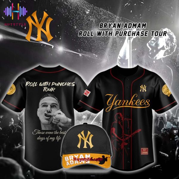 New York Yankees x Bryan Admam Roll With Purchase Tour 2025 Baseball Jersey