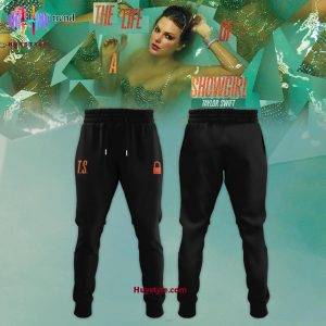 Taylor Swift The Life of A Showgirl Album 2025 Hooodie Longpant Cap – Black