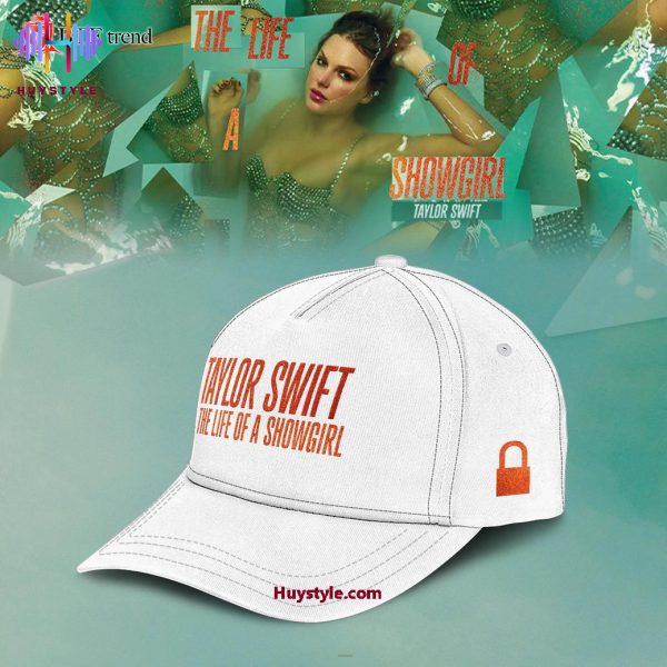 Taylor Swift The Life of A Showgirl Album 2025 Hooodie Longpant Cap – White