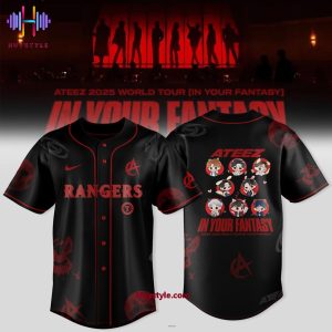 Texas Rangers x Ateez 2025 World Tour In Your Fantasy Special Edition Baseball Jersey