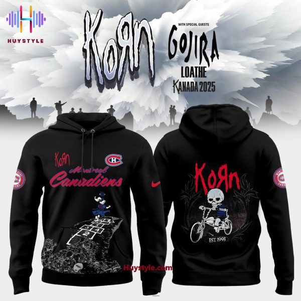Montreal Canadiens x Korn Kanada Tuor 2025 Limited Edition Hoodie