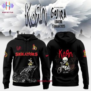 Ottawa Senators x Korn Kanada Tuor 2025 Limited Edition Hoodie