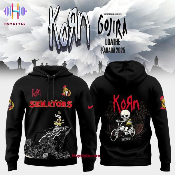 Ottawa Senators x Korn Kanada Tuor 2025 Limited Edition Hoodie