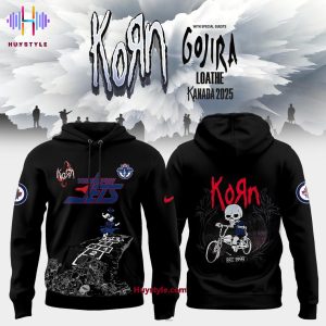 Winnipeg Jets x Korn Kanada Tuor 2025 Limited Edition Hoodie