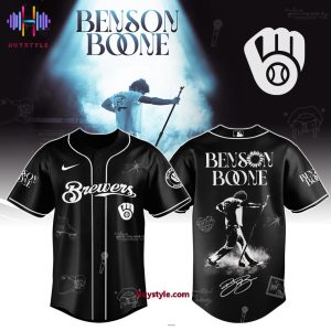 Milwaukee Brewers x Benson Boone American Heart World Tour Limited Edition Baseball Jersey