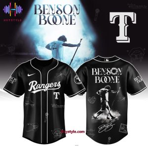 Texas Rangers x Benson Boone American Heart World Tour Limited Edition Baseball Jersey