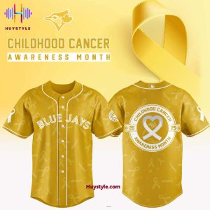 Toronto Blue Jays x Childhood Cancer Awareness Month 2025 Baseball Jersey