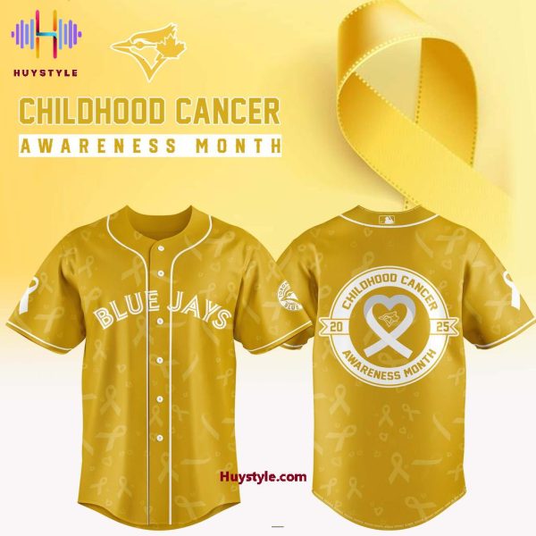 Toronto Blue Jays x Childhood Cancer Awareness Month 2025 Baseball Jersey