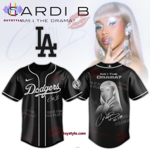 Los Angeles Dodgers x Cardi B Am I The Drama? 2025 Baseball Jersey