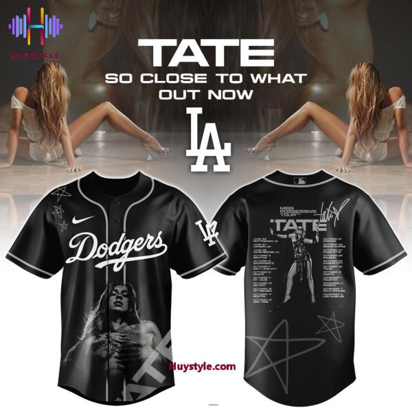 Los Angeles Dodgers x Tate McRae Miss Possessive Tour Baseball Jersey