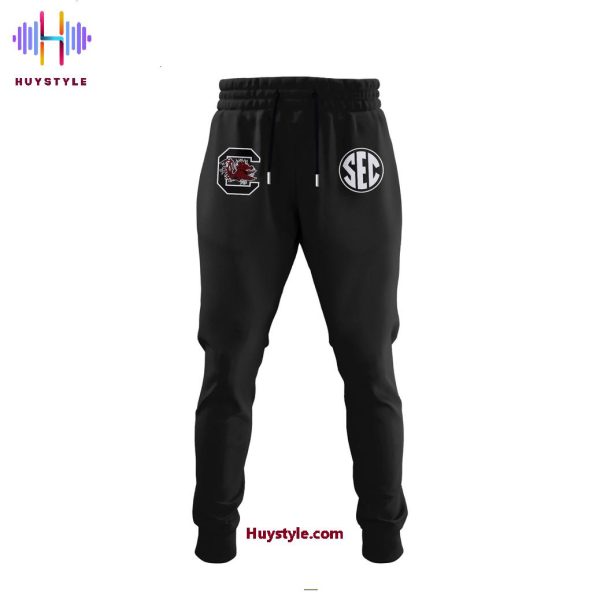 South Carolina Gamecocks Women’s Basketball Tournament Champs 2025 Hoodie Longpant Cap – Black
