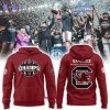 South Carolina Gamecocks Women’s Basketball Tournament Champs 2025 Hoodie Longpant Cap – Black