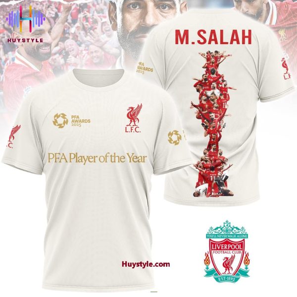 Liverpool FC “M.Salah” PFA Player Of The Year 3D T-Shirt