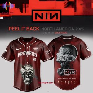 Milwaukee Brewers x Nine Inch Nails Tour 2025 Baseball Jersey