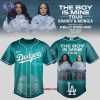 Los Angeles Dodgers x Post Malone With Jelly Roll The Big Ass World Tour 2025 Baseball Jersey