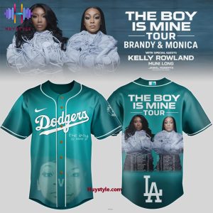 Los Angeles Dodgers x Brandy And Monica "The Boy Is Mine Tour" Baseball Jersey