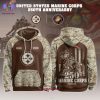 Philadelphia Eagles 250th Anniversary Marine Corps 2025 Hoodie