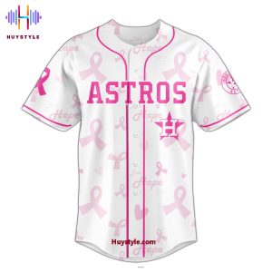 Houston Astros Breast Cancer Awareness Month 2025 Baseball Jersey