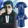 Los Angeles Dodgers x Tae Hyung BTS 2025 Baseball Jersey