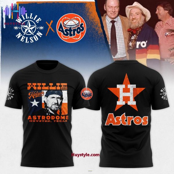 Houston Astros x Willie Nelson 2025 Hoodie