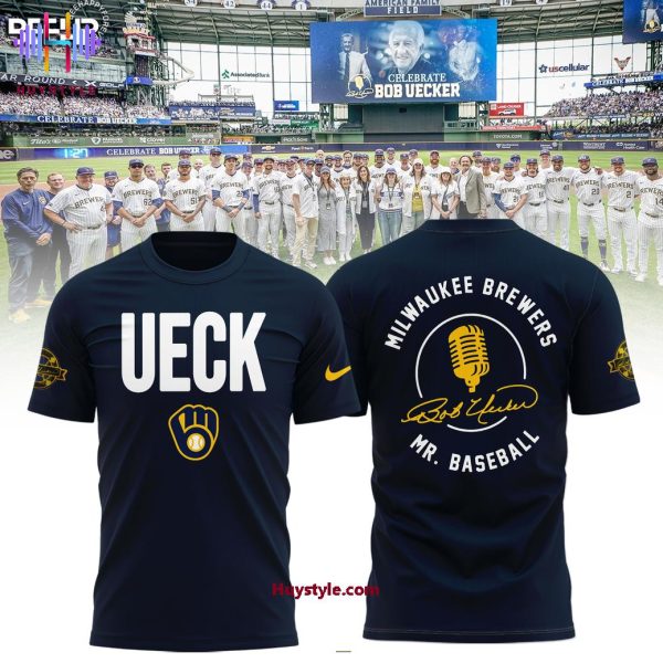 Mr.Baseball Bob Uecker x Milwaukee Brewers Thank You For The Memories Hoodie