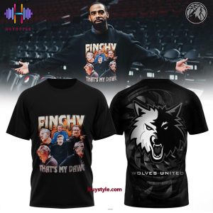 Minnesota Timberwolves x Chris Finch That’s My Dawg 3D T-Shirt – Navy