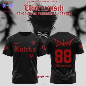 New York Knicks x G-Dragon 2025 World Tour “Ubermensch” 3D T-Shirt