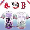 Boston Red Sox x The Movie KimetsuNo Yaiba: Demon Slayer-Tanjiro Baseball Jersey