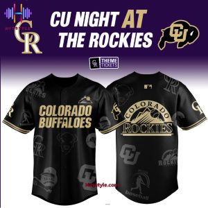 Colorado Rockies x Denver Nuggets Game 2025 Special Edition Black Baseball Jersey