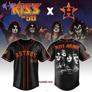Houston Astros x Kiss Army 2025 Baseball Jersey