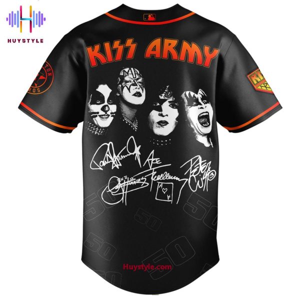 Houston Astros x Kiss Army 2025 Baseball Jersey