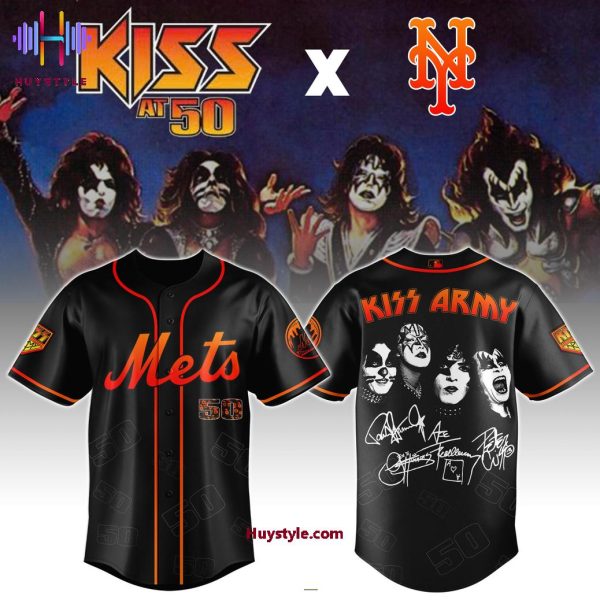 New York Mets x Kiss Army 2025 Baseball Jersey