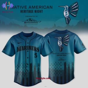 Seattle Mariners 2025 Native American Heritage Night Baseball Jersey