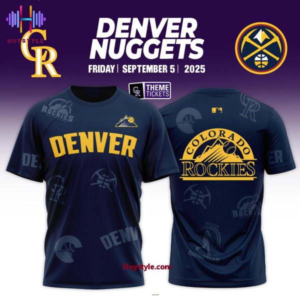 Colorado Rockies x Denver Nuggets Game 2025 Special Edition Navy Hoodie