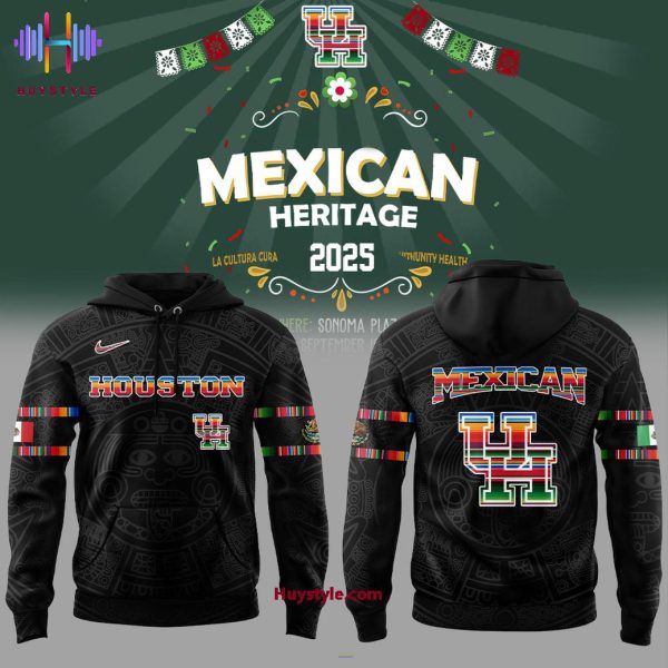 Houston Cougars Mexican Heritage 2025 Limited Edition Hoodie