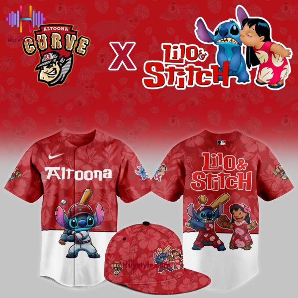 Altoona Curve x Lilo & Stitch 2025 Baseball Jersey