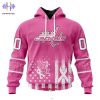 Vegas Golden Knights Breast Cancer Awareness 2025 Custom Name Hoodie
