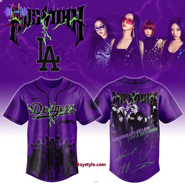 Los Angeles Dodgers x Aespa “Richman 2025” Baseball Jersey