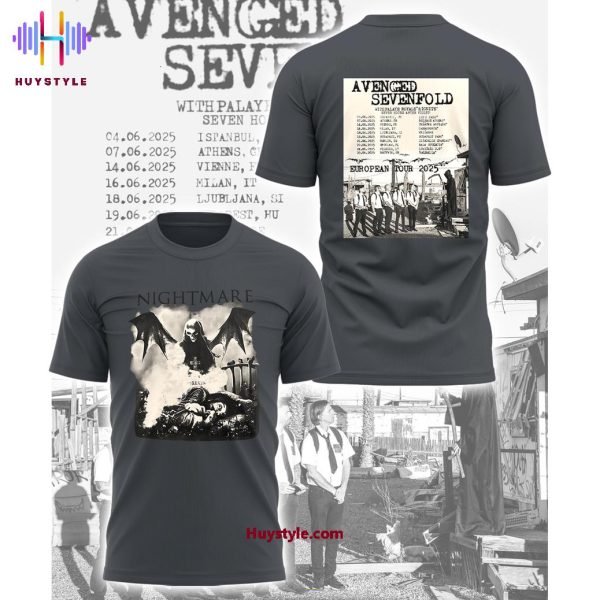Avenged Sevenfold Tour 2025 Nightmare Hoodie