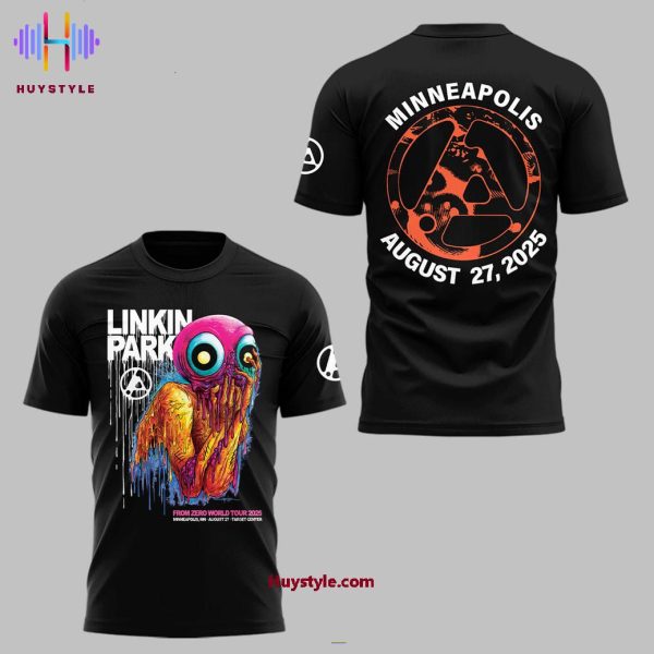 Linkin Park Tour 2025 Minneapolis Hoodie