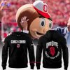 Ohio State Buckeyes x Coach Lee Corso 2025 Hoodie – White