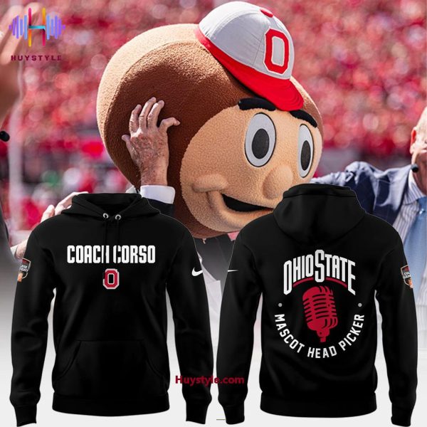 Ohio State Buckeyes x Coach Lee Corso 2025 Hoodie – Black