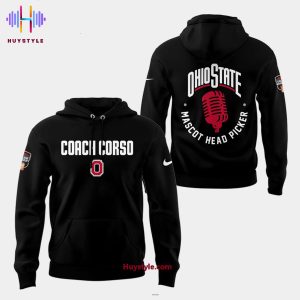 Ohio State Buckeyes x Coach Lee Corso 2025 Hoodie – Black